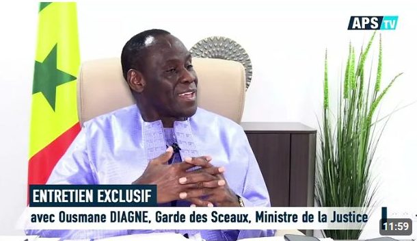 Entretien du Ministre de la Justice, M. Ousmane DIAGNE avec l’Agence de Presse sénégalaise (APS)
