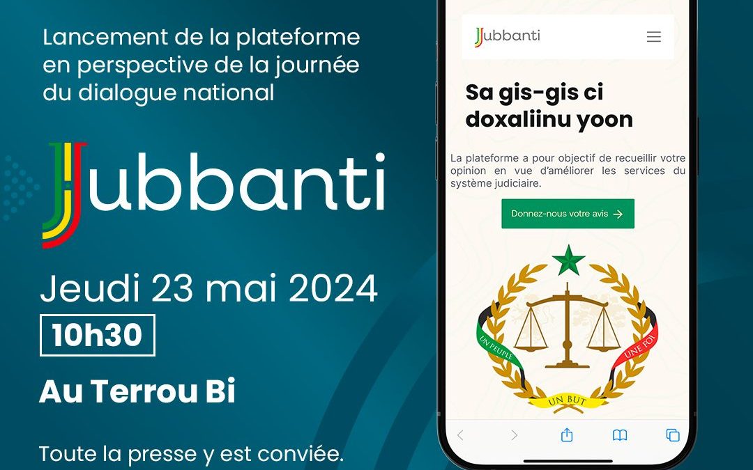 Lancement de la plateforme en perspective de la journée du dialogue national